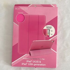 Body Glove Pink Protective Tablet Folio for iPad 10th Gen a16 hot Pink